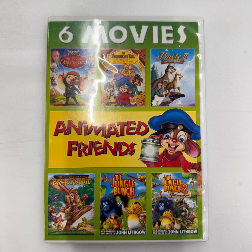 Animated Friends - 6 Movies [DVD] Disc Tested, Working